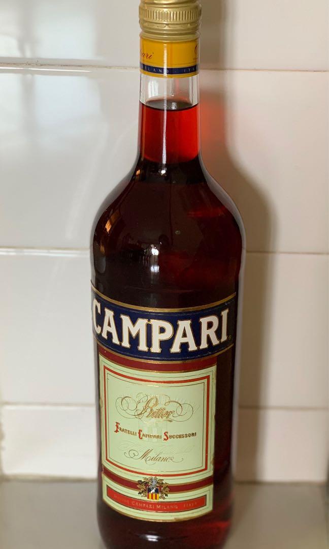 Campari 1L, Food & Drinks, Alcoholic Beverages on Carousell