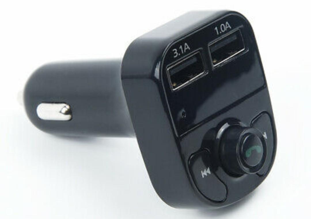 12-24V Car Bluetooth FM Transmitter 87.5-108 mhz Audio Car Mp3