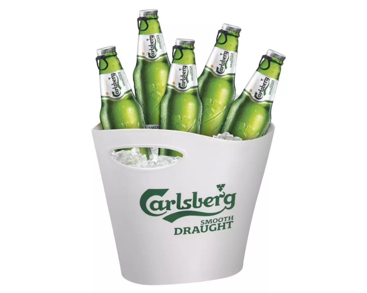Carlsberg ice sale bucket