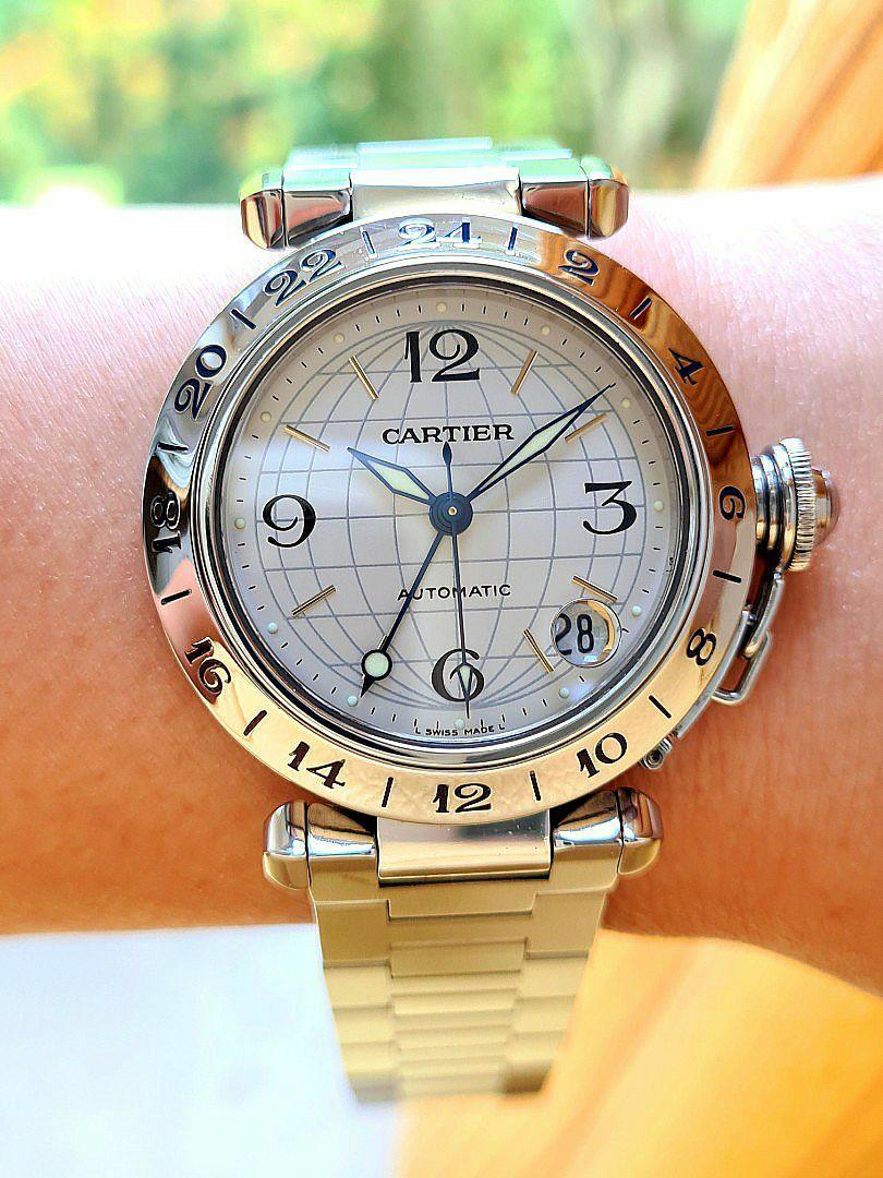 Sold Cartier Pasha Gmt REF 2377 Grandeur Times AB 57 OFF