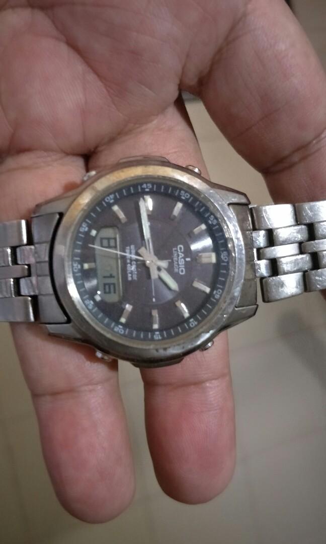Casio lineage lcw 100t titanium Men s Fashion Watches