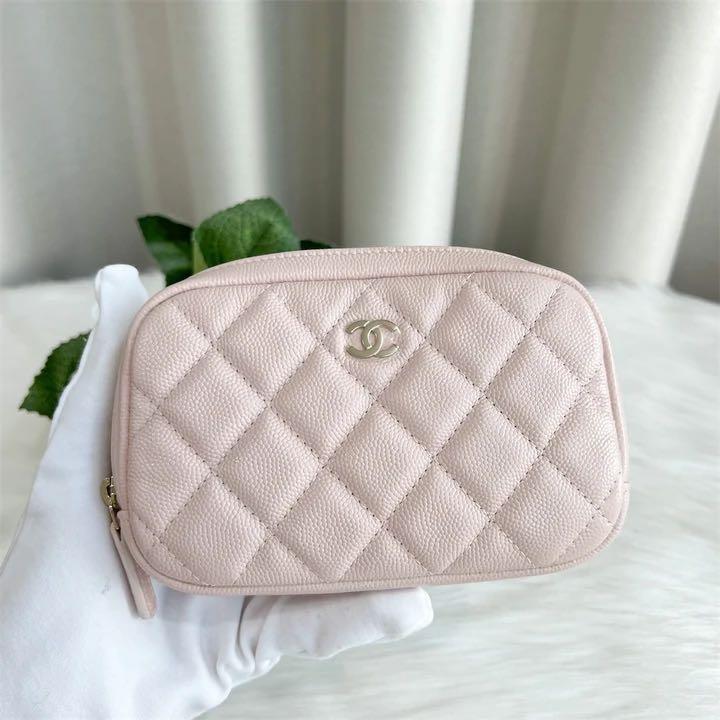 Chanel M/L Medium Double Flap Bag Lilac Rose Clair Caviar Gold Hardwar –  Coco Approved Studio