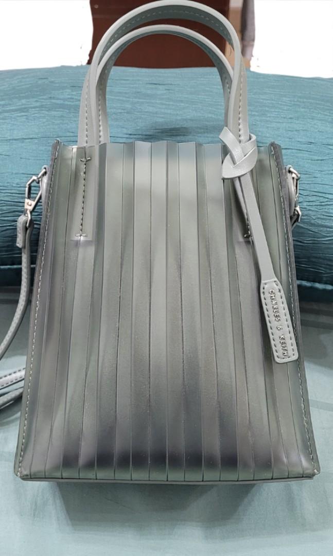 Charles and keith translucent bag deals