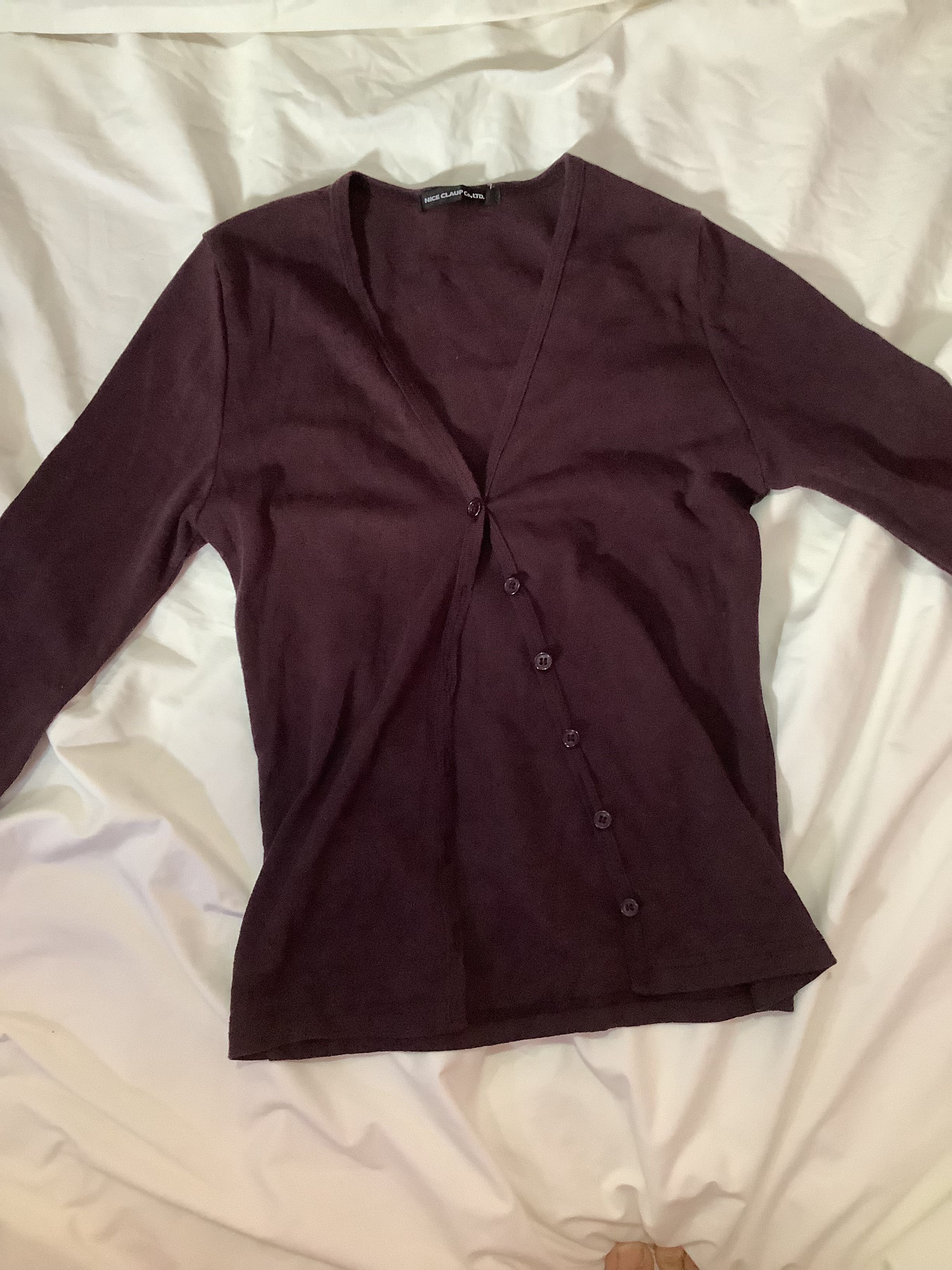 long chocolate brown cardigan