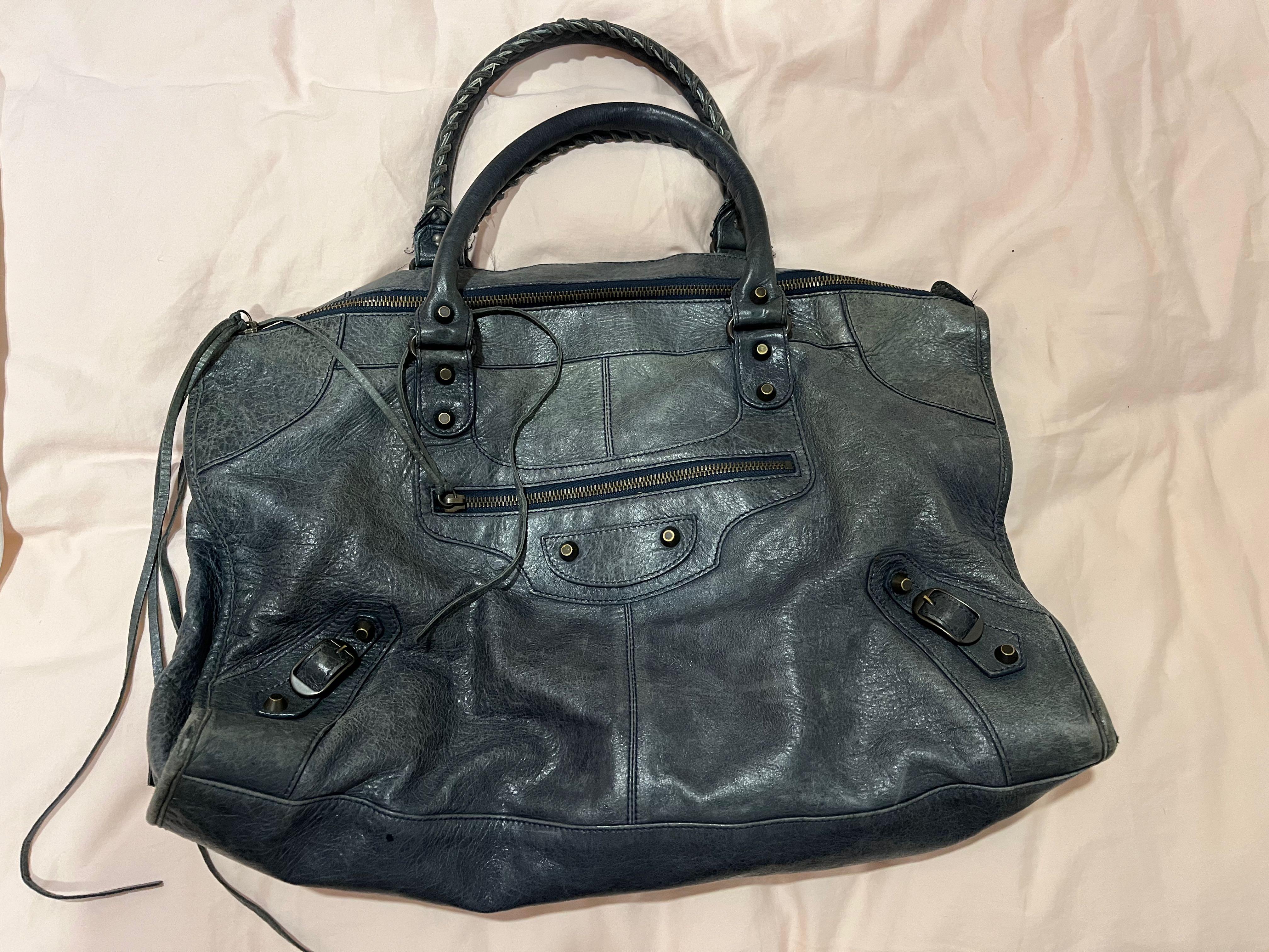Balenciaga work bag black Womens Fashion Bags  Wallets Crossbody Bags  on Carousell