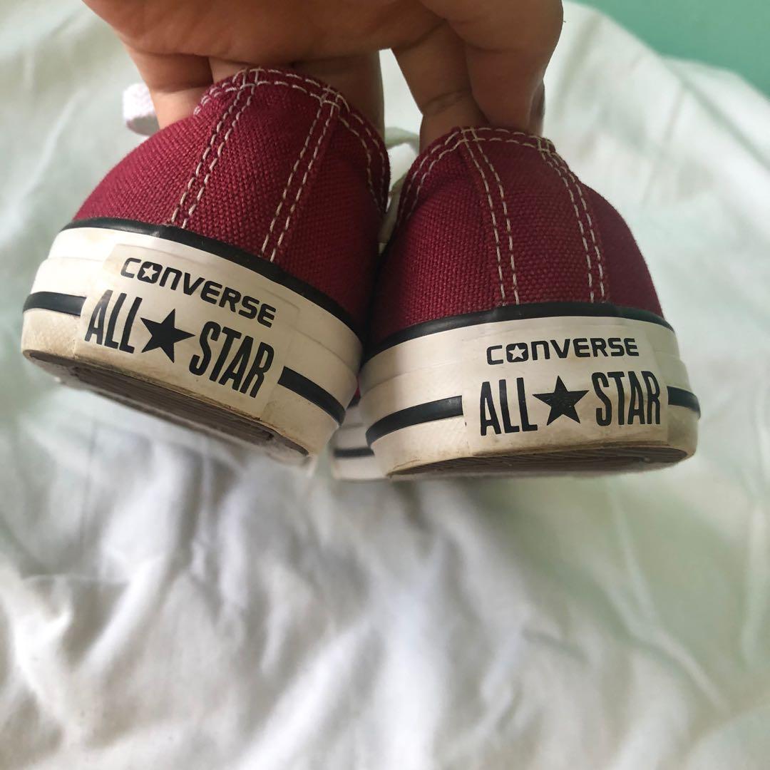 Converse Sneakers Womens or Kids (Category: Sneakers) located in Makati City. Submitted by preloveddetc (Listing ID 1137778456, Image 3). Description: Original Converse Youth - like new, barely used - bought from US - no issues - size 2 youth - 9.5 inches MOP: payment first thru gcash, shipping to be shouldered by the buyer.