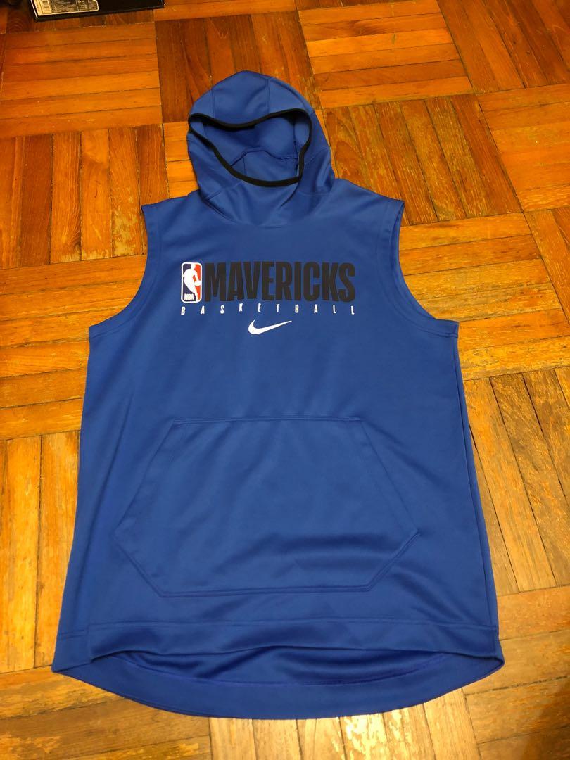 Dallas mavericks sleeveless best sale hoodie