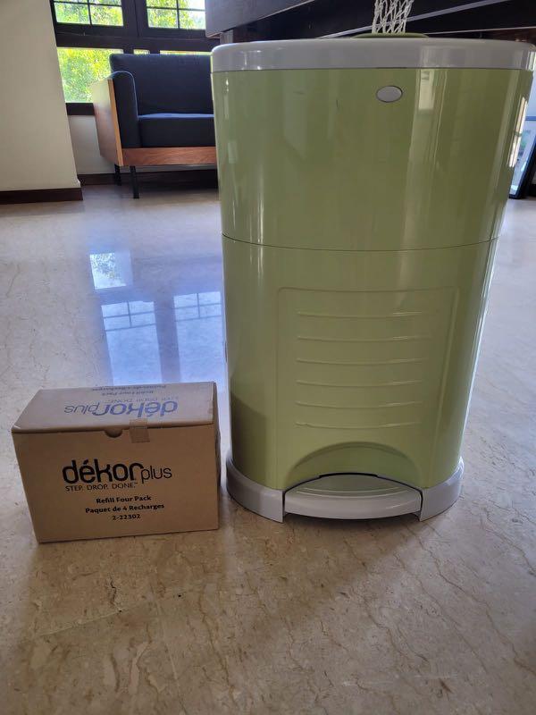 Dekor diaper bin, refill bags, reusable diaper nappy pail liner, Babies