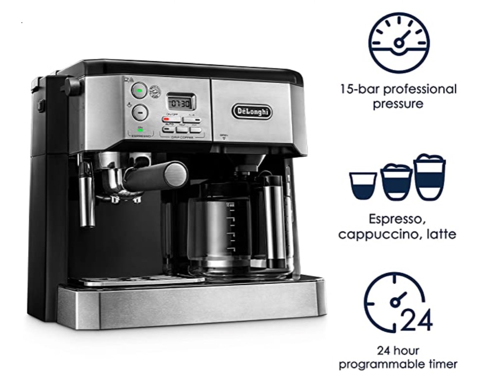DeLonghi BCO430 AllinOne Coffee & Espresso Maker, TV & Home