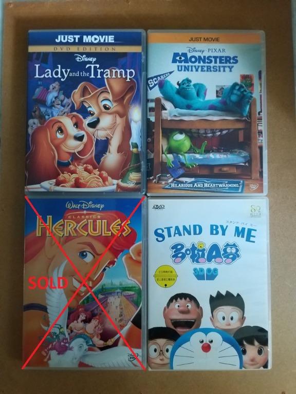Disney Classic Dvd Lady And The Tramp Monsters University Doraemon Dvd Cantonese Hobbies Toys Music Media Cds Dvds On Carousell