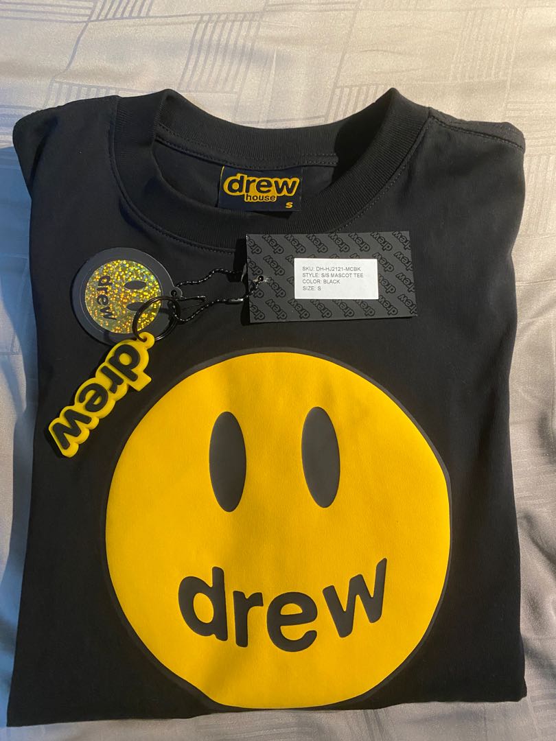 Drew house mascot black tee, Men's Fashion, Tops & Sets, Tshirts 