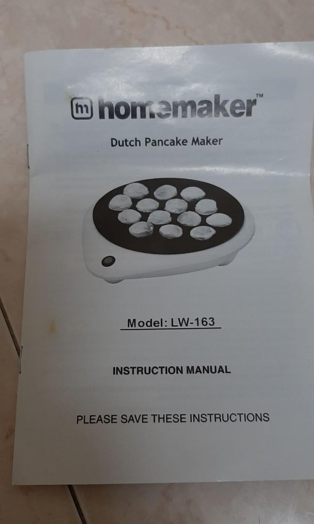 DUTCH PANCAKE MAKER BY KMART AUSTRALIA, TV & Home Appliances, Kitchen