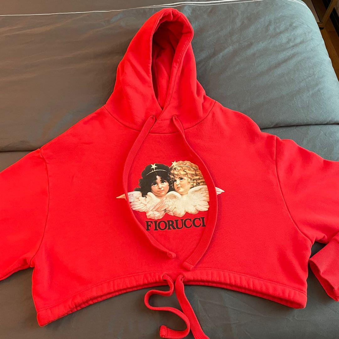 Fiorucci cropped deals hoodie