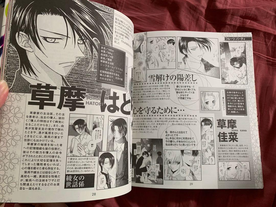 Fruits Basket character book manga art book Furuba Takaya Natsuki