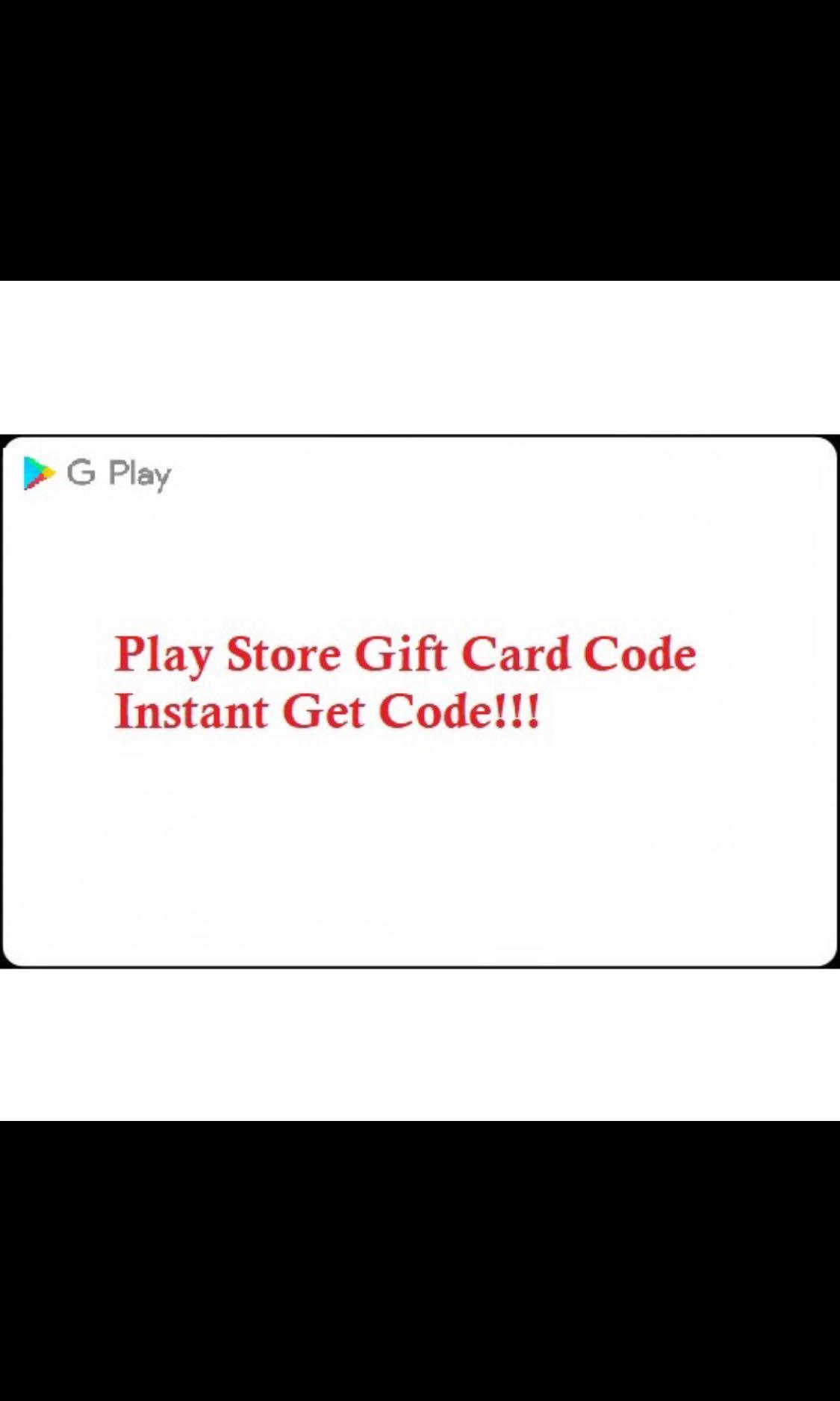 Google Play Store Gift Card (RM100), Tickets & Vouchers, Store Credits on Carousell