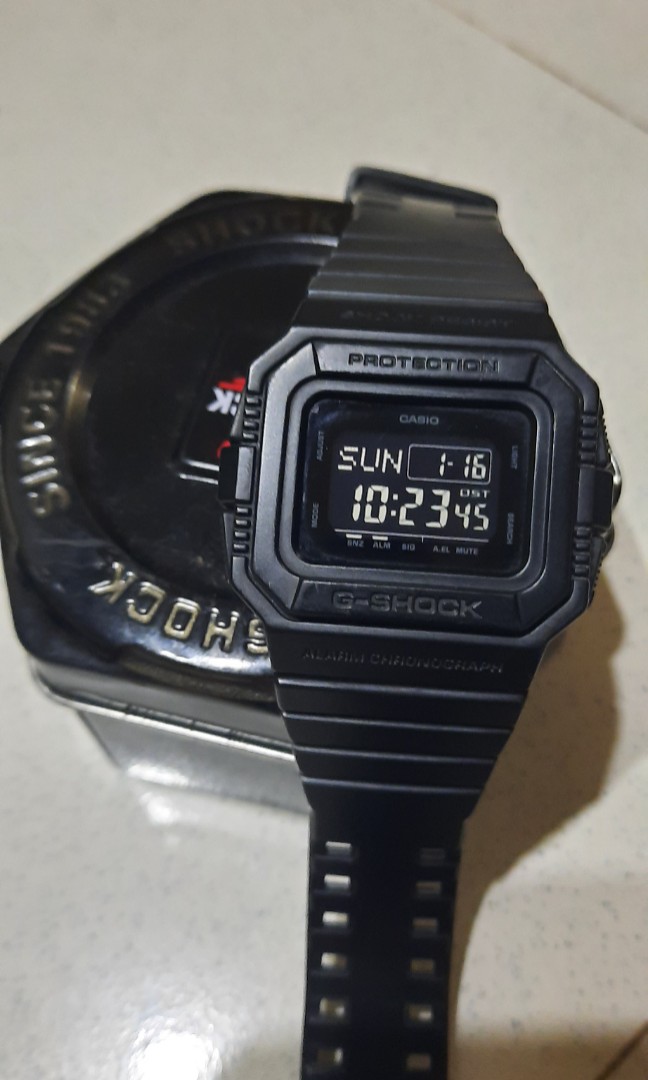 Gshock DW 5500 BB Fesyen Pria Jam Tangan di Carousell