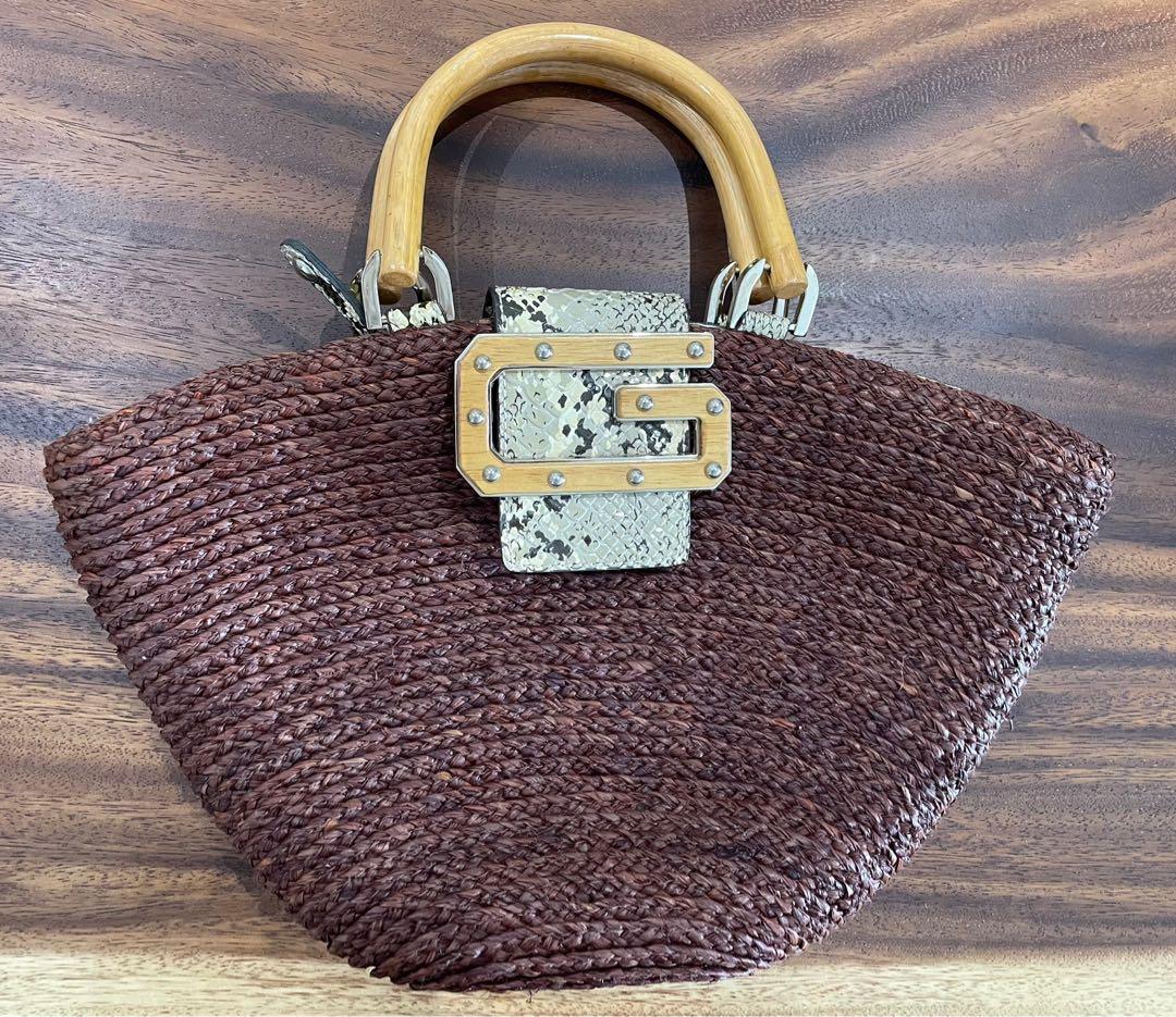 guess purses leopard print inside