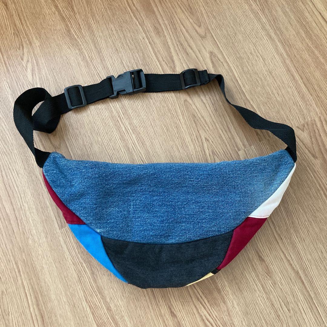 GUESS Vintage Denim Fanny Pack