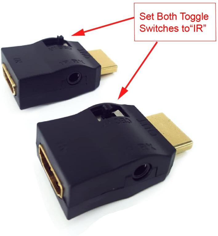 HDMI IR Extender to control A / V devices for greater distance up to 70