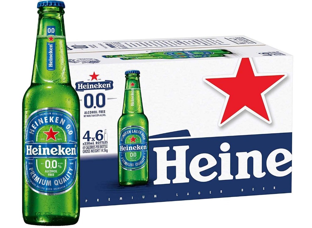 Heineken 0% Zero Pint 24 x 330ml, Food & Drinks, Alcoholic Beverages on ...