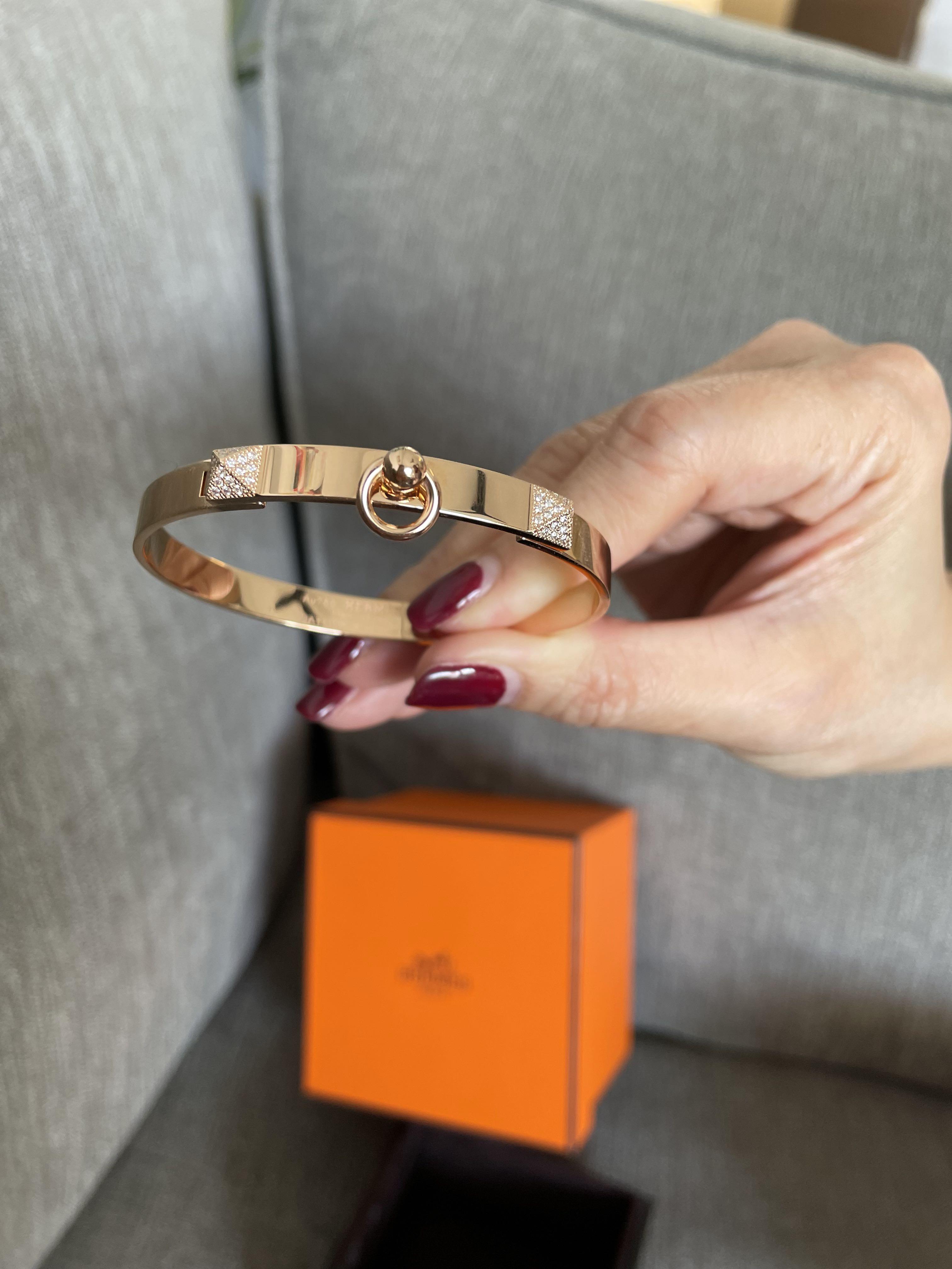 Hermes Collier De Chien Bracelet Small Model Women s Fashion