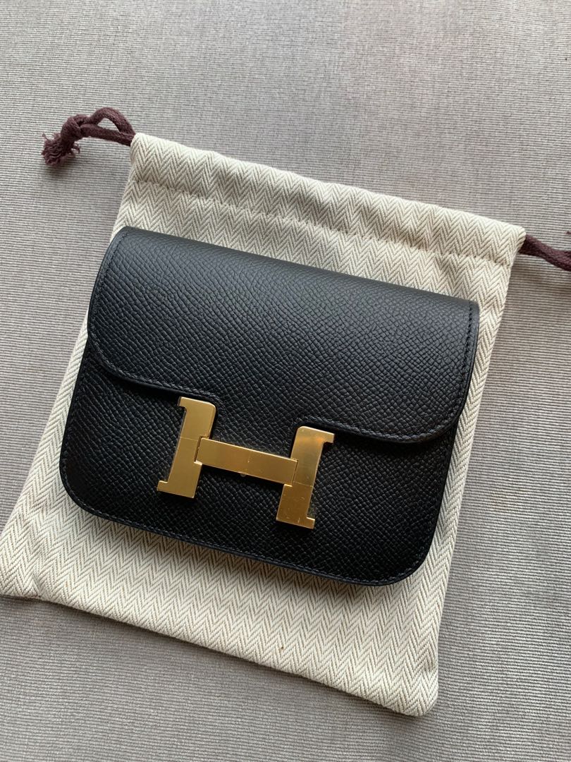 Hermes Constance Slim Wallet, Women's Fashion, Bags & Wallets, Wallets ...