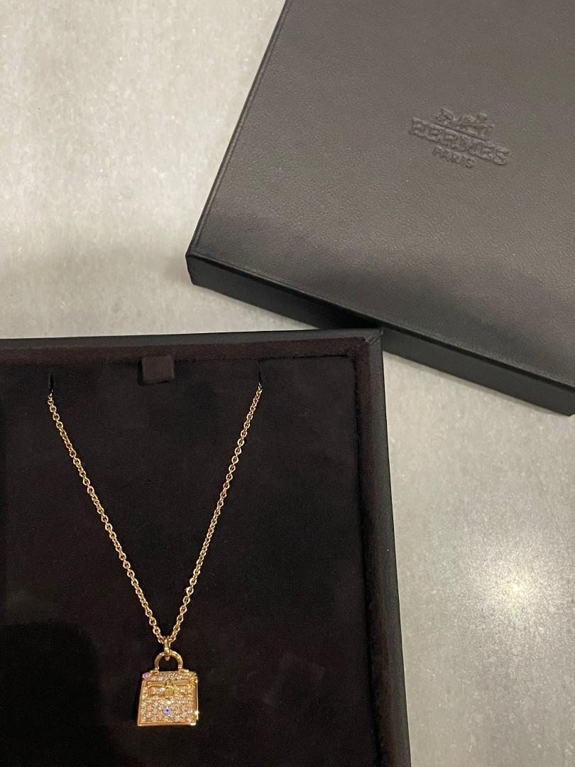 Hermes kelly pendant necklace, Luxury, Accessories on Carousell