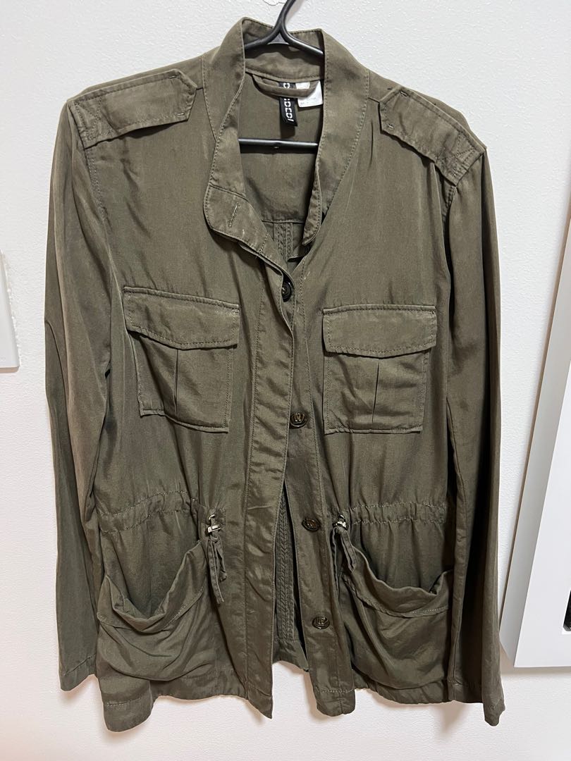 H&M military jacket, Women's Fashion, Coats, Jackets and Outerwear on