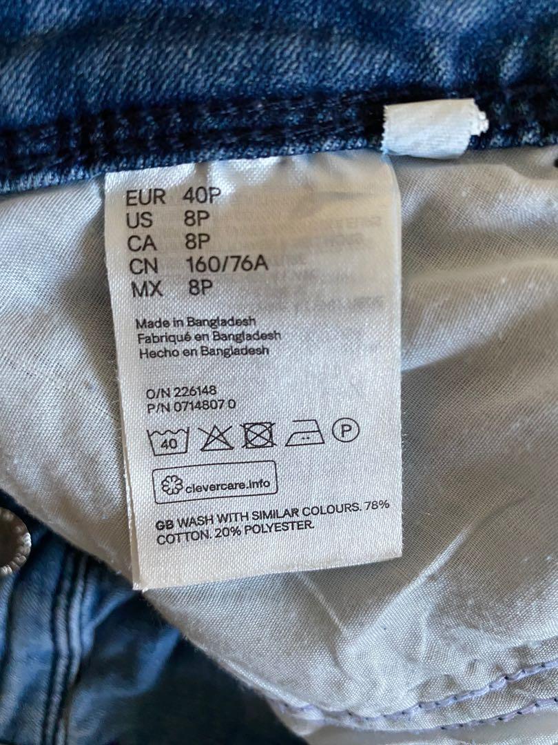H M Mini Flare Regular Waist Denim Women s Fashion Bottoms
