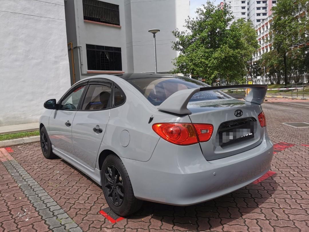 Hyundai Avante HD Boot Spoiler (Dekited) Mugen Honda Body Kit, Car ...