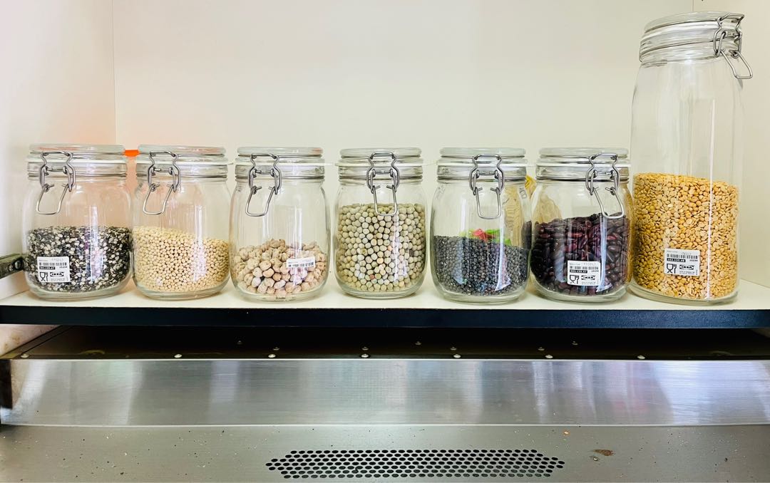 Ikea Glass airtight Jar, Furniture & Home Living, Kitchenware