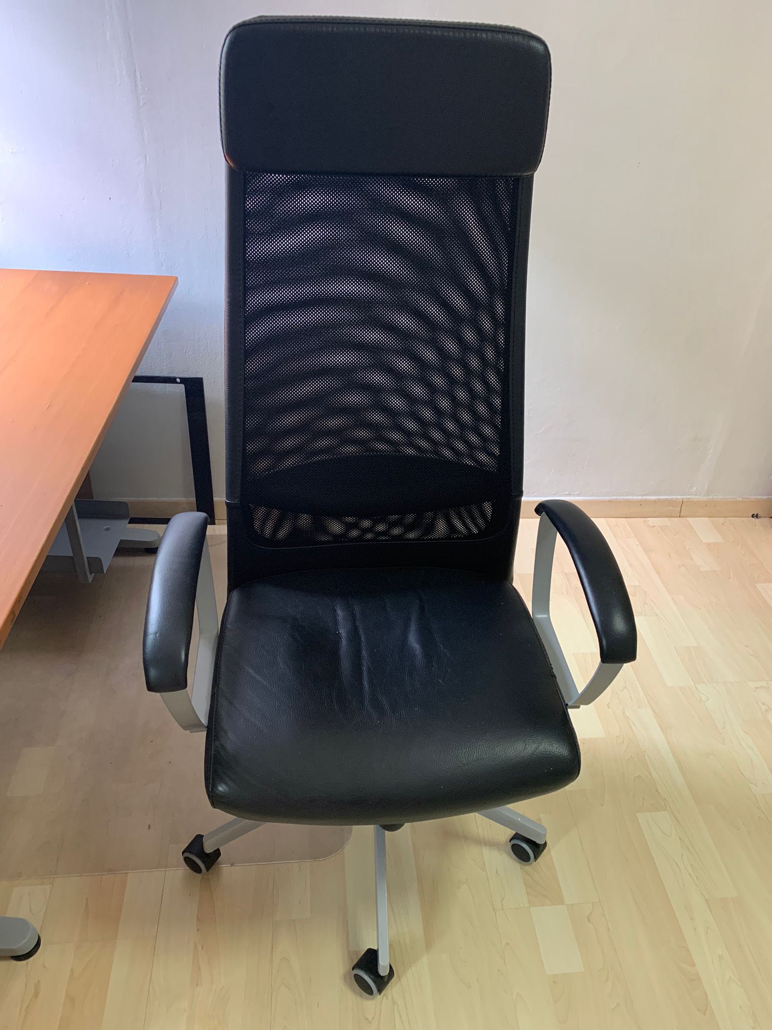 IKEA MARKUS Leather Office Chair Black Furniture Home Living