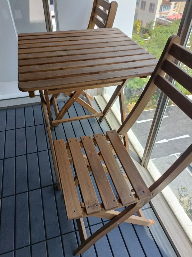 Ikea Picnic table set, Furniture & Home Living, Furniture, Tables
