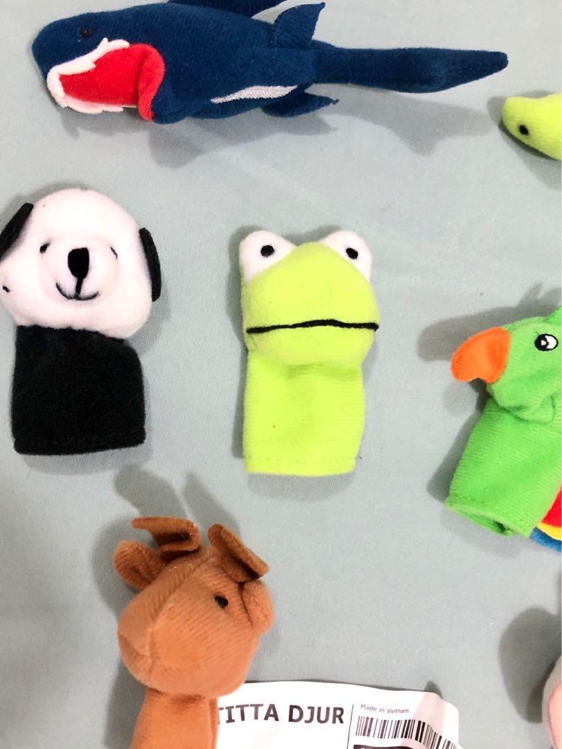 Ikea Titta Djur Finger puppets, Babies & Kids, Infant Playtime on Carousell