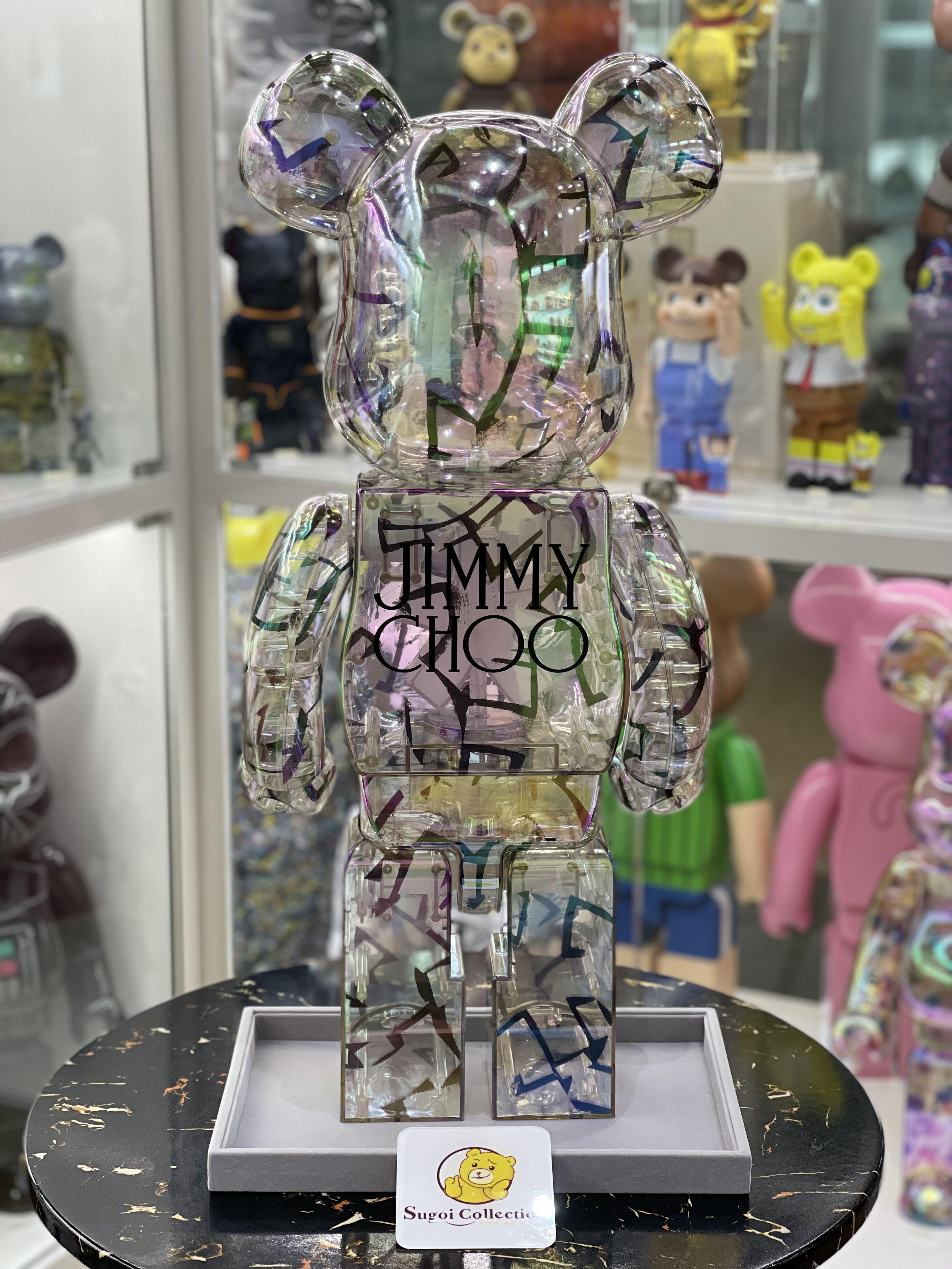 In Stock] BE@RBRICK x Jimmy Choo 1000% bearbrick, Toys 