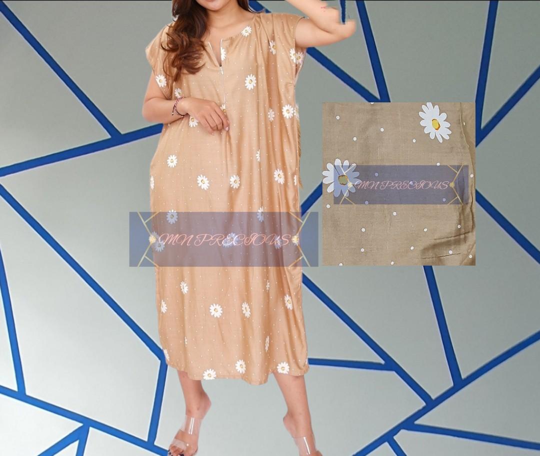 INSTOCK HOME DRESS (NURSING FRIENDLY 