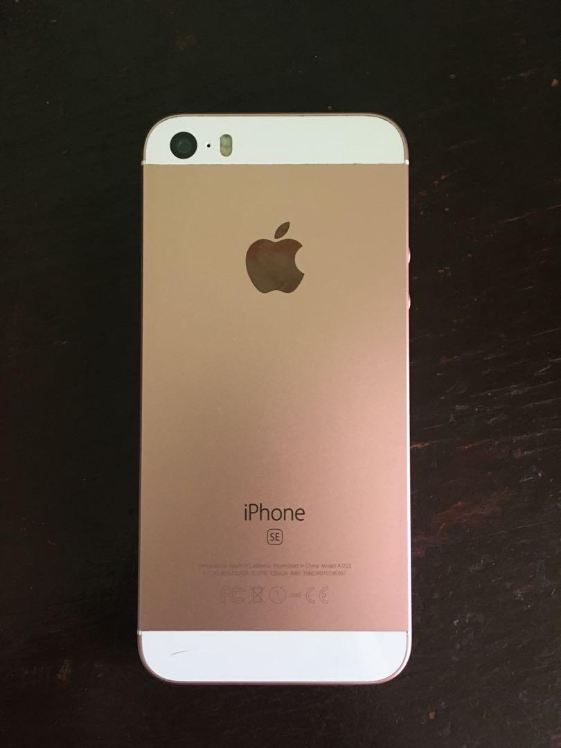 iPhone SE Rose Gold