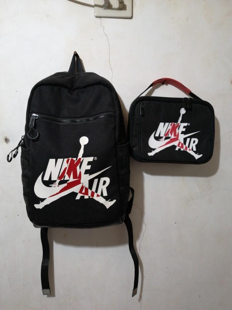 Jordan backpack and on sale lunchbox