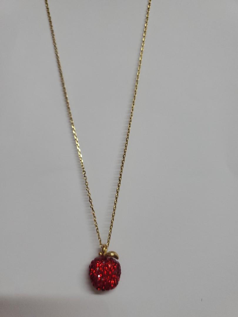 Kate Spade New York Dashing Beauty Apple Necklace Fashion Jewelry | eBay