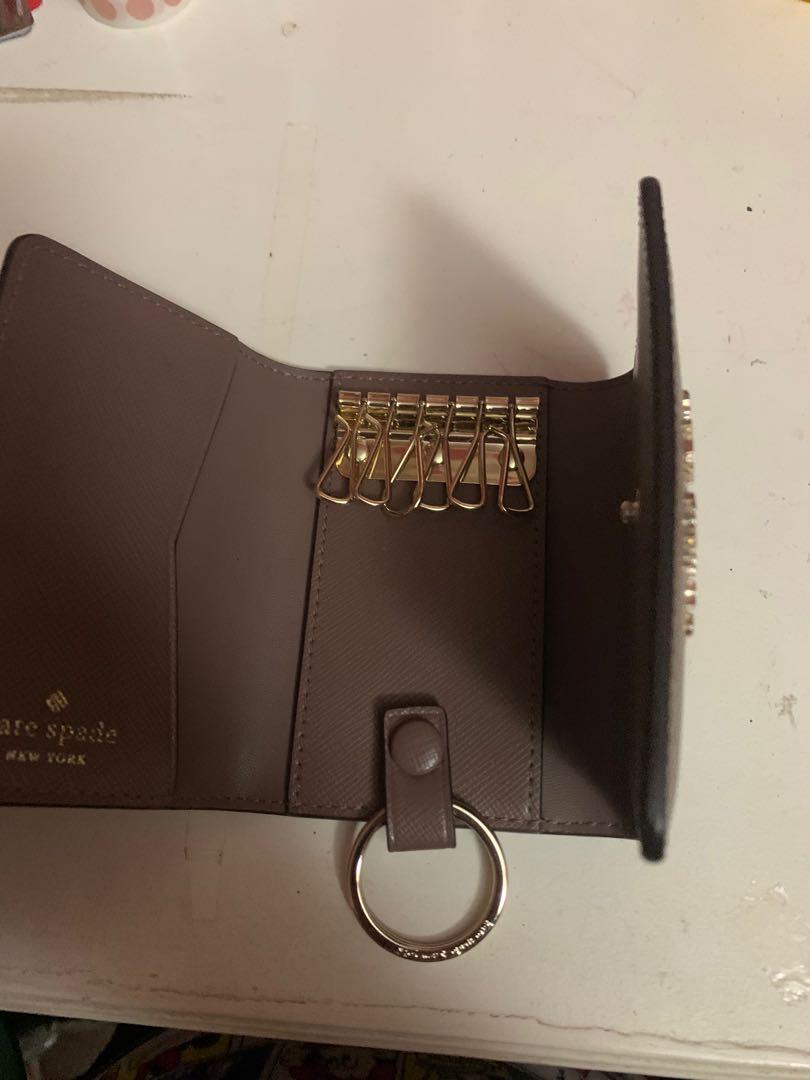 Kate Spade 6-key holder, Luxury, Bags & Wallets on Carousell
