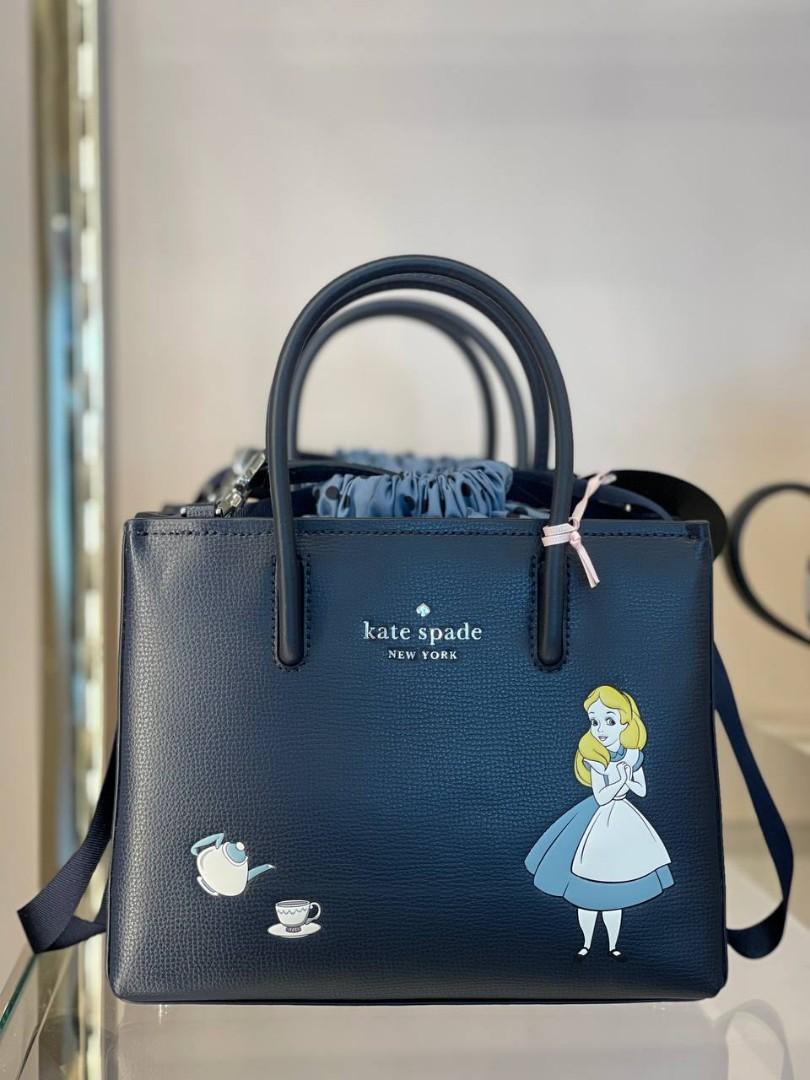 Kate Spade X Disney Alice in Wonderland Small Leather Shopper Messenger  Handbag, Luxury, Bags & Wallets on Carousell