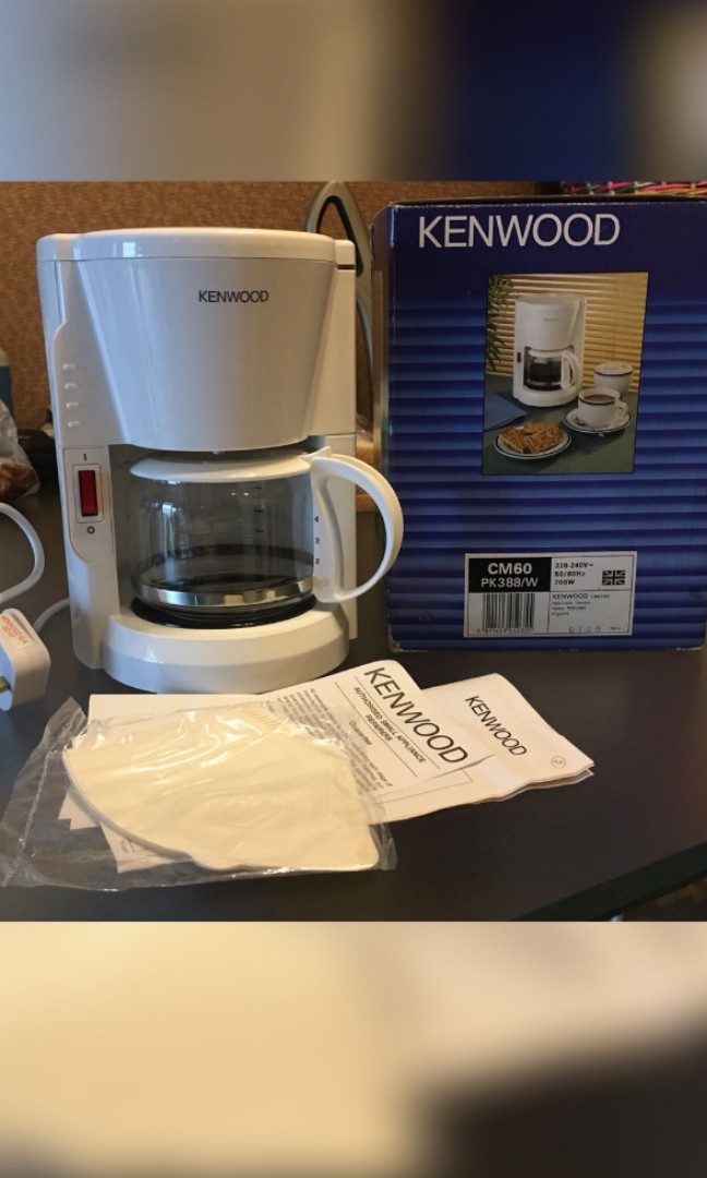 Kenwood coffee machines CM60 Pk388/W, 傢俬＆家居, 浴室、廚房用品配件 Carousell