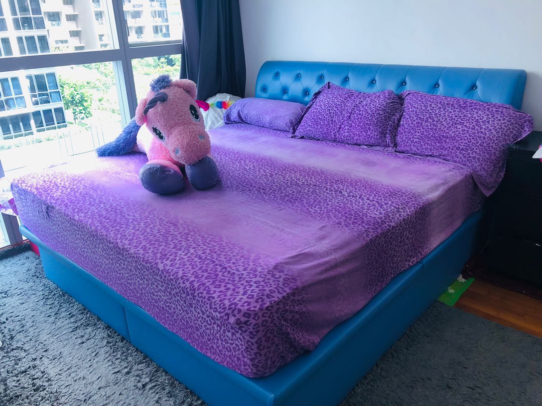 King Size Storage Bed for sale, Furniture & Home Living, Furniture, Bed