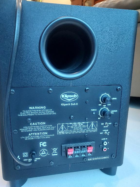 Klipsch sub 8 discount