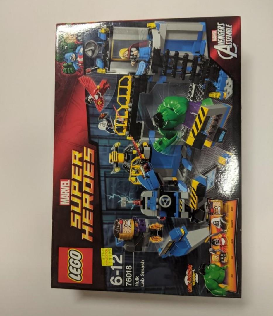 LEGO Super Heroes Hulk Lab Smash (76018) Building Kit 398 Pcs