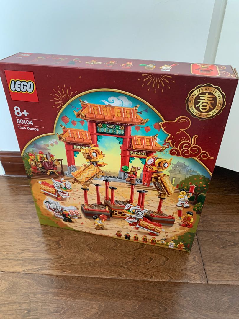LEGO Lion Dance set 80104 Chinese New Year Hobbies Toys Toys Games on Carousell