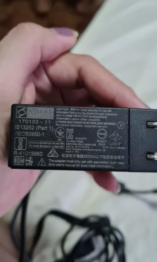 Lenovo (Category: Chargers) located in Quezon City. Submitted by gannda (Listing ID 1137702403, Image 3). Description: .