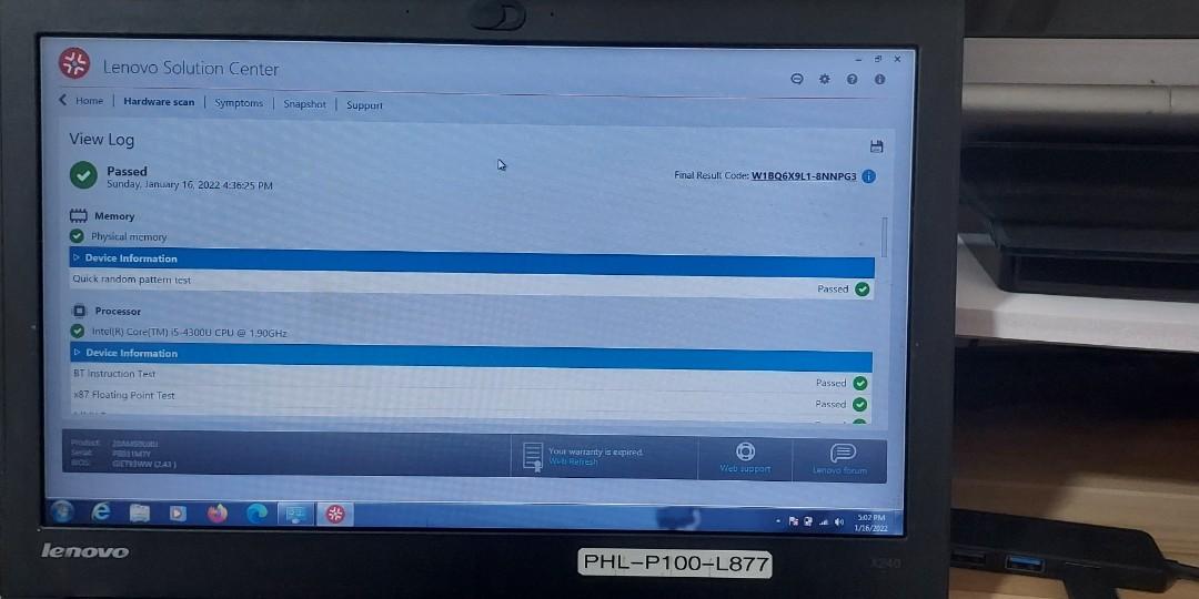 Lenovo Thinkpad X240, Computers & Tech, Laptops & Notebooks on Carousell