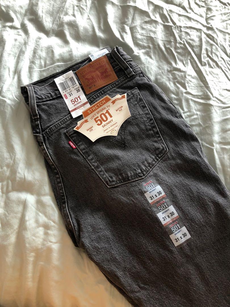 Levi's 501 Skinny Stretch Jeans (Ladies 31 inch), Women's Fashion, Bottoms,  Jeans & Leggings on Carousell