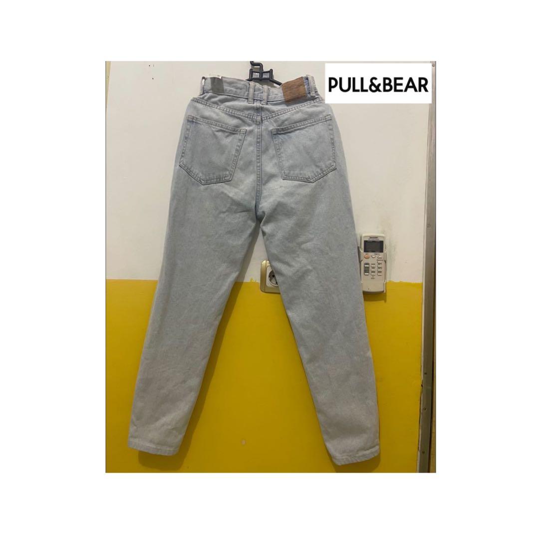 light blue jeans PULL\u0026BEAR, Fesyen 